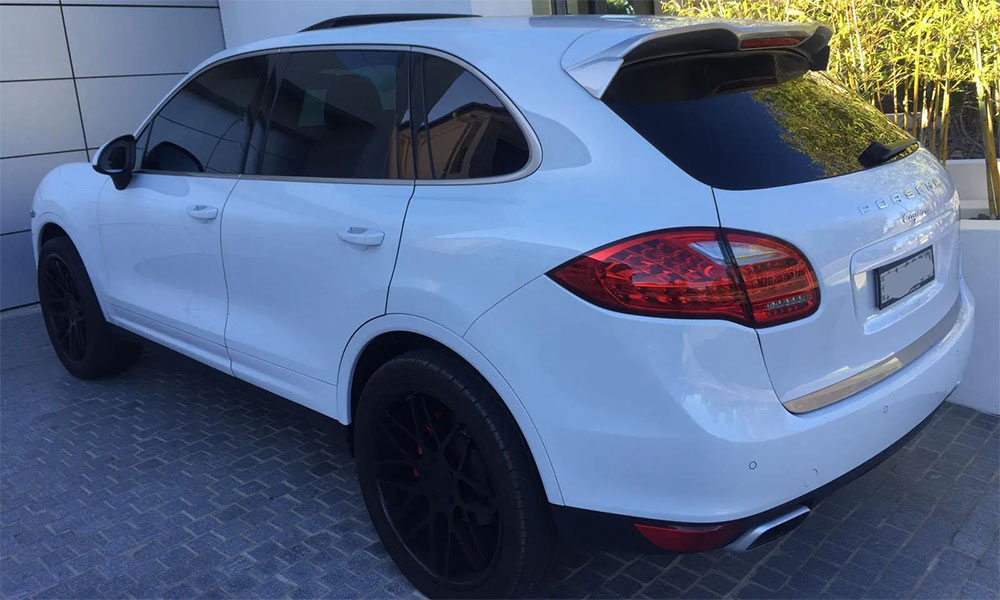 smash and grab tinting on porsche cayenne